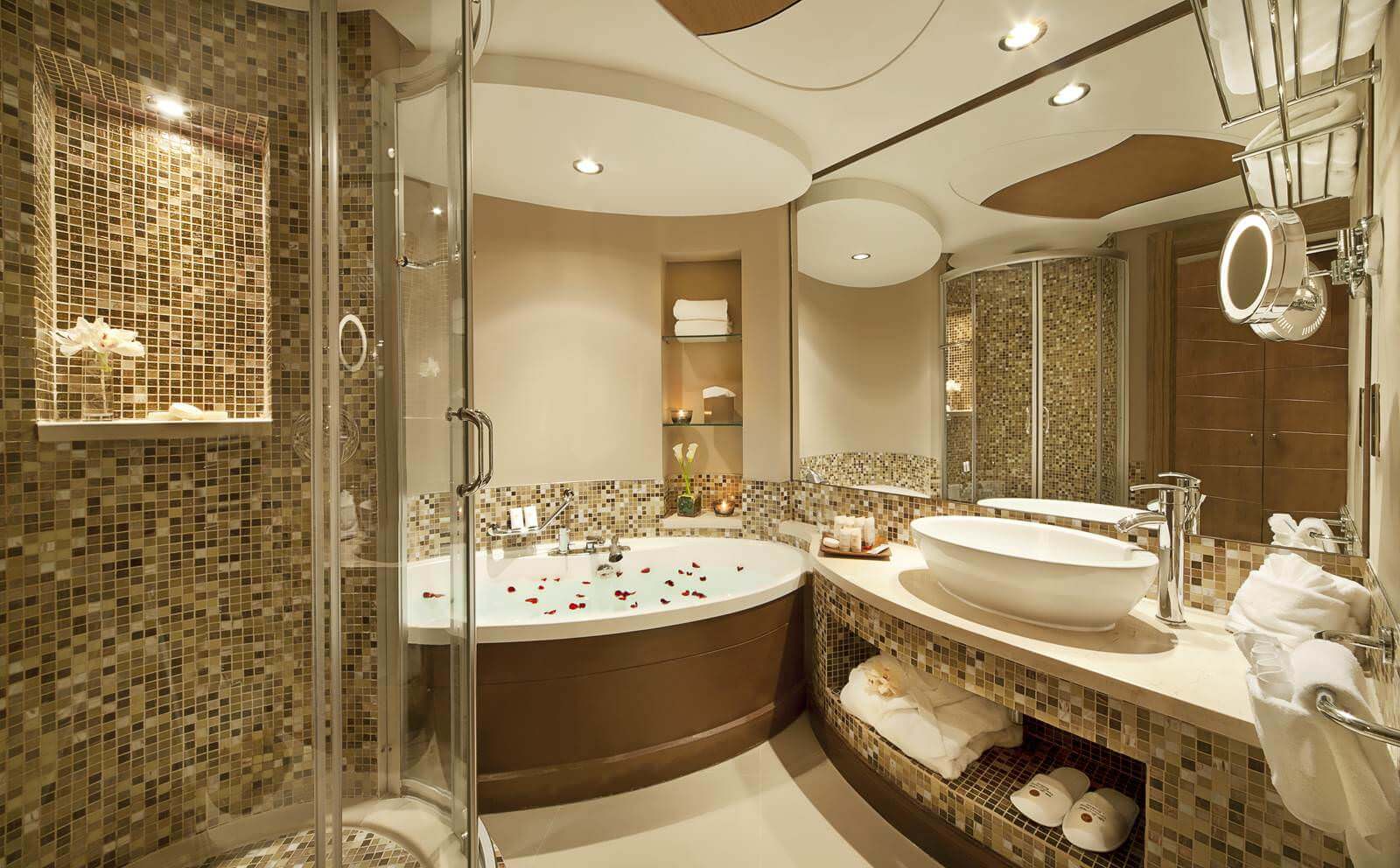 особенности современного дизайна ванной комнаты