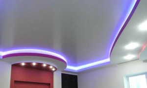 двухуровневый потолок с подсветкой в севастополе