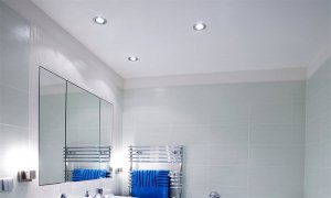 сатиновые потолки в ванной комнате